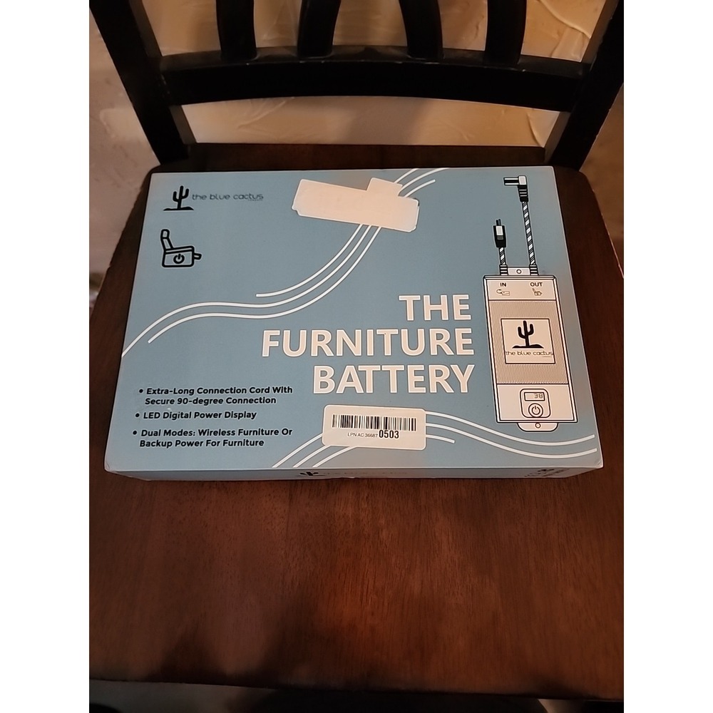 NEW The Furniture Battery 2500mAh by Blue Cactus for Powered Furniture
